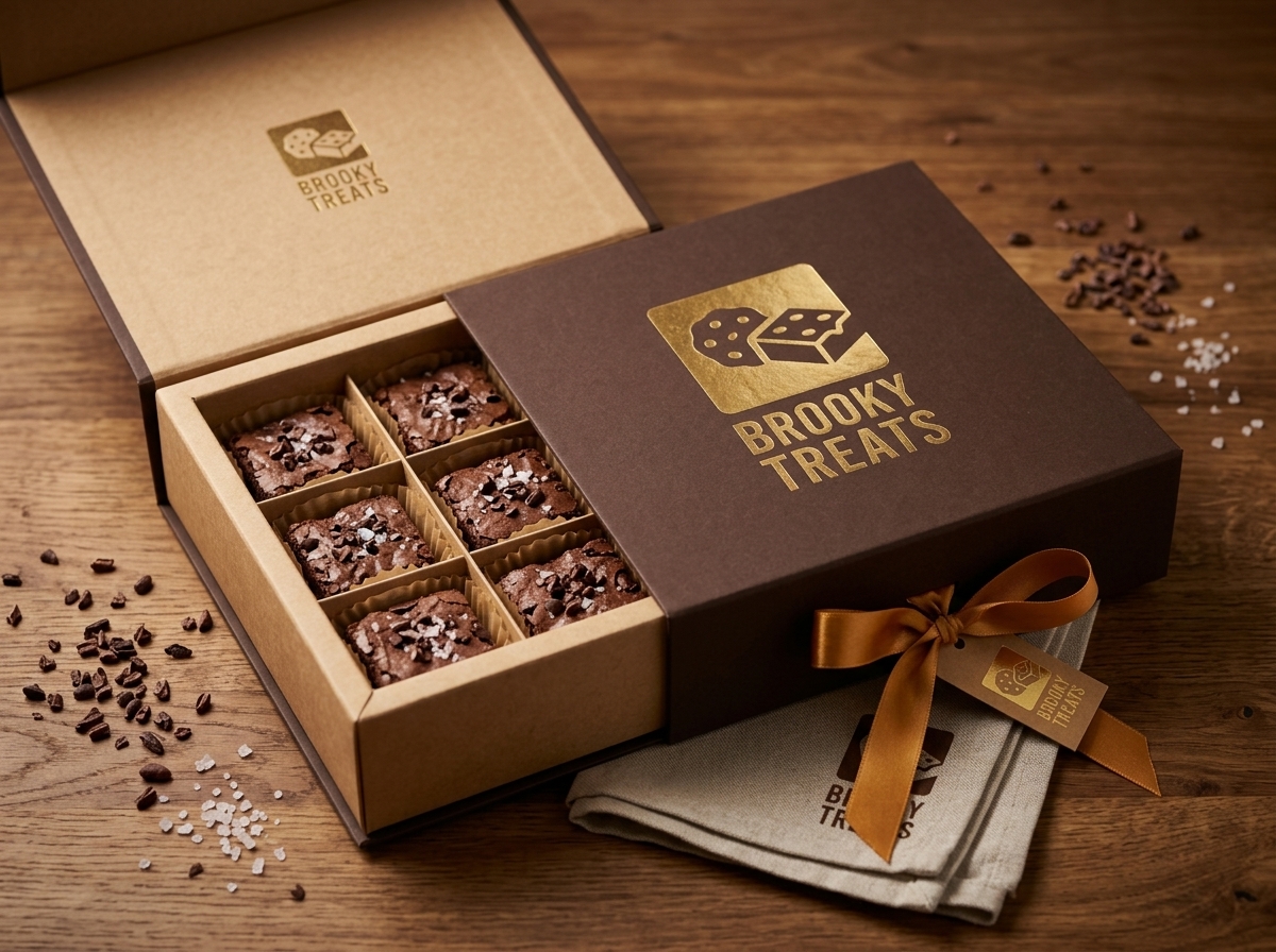 Brooky Treats Partitioned Gift Box